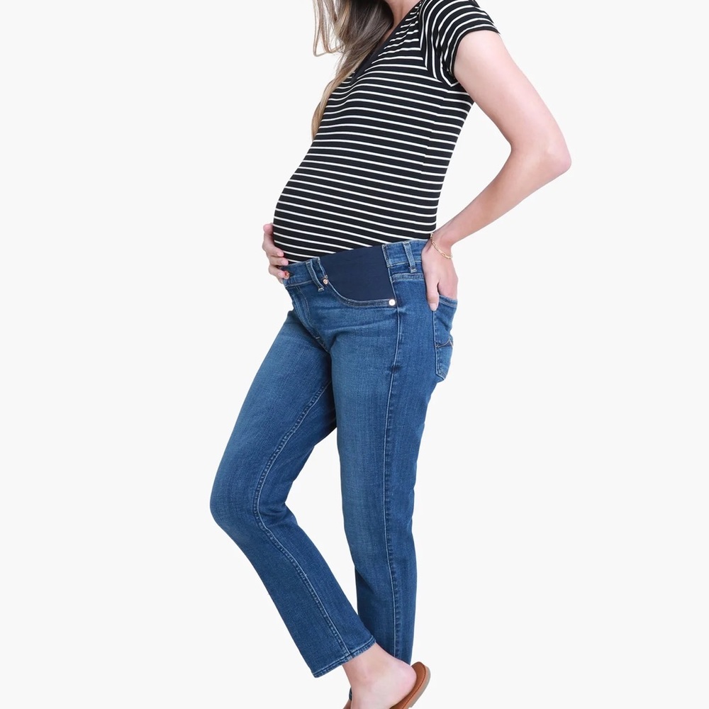 Maternity denim